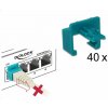 Delock RJ45 bezpečnostní spona startovací sada 40 kusů