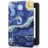 Armori Trimer T118, púzdro pre Amazon Kindle Paperwhite 1/2/3 - magnetické zatváranie, AutoSleep, motív Gogh (Obal na čítačku Amazon Kindle Paperwhite 1/2/3 - ARMORI TRIMER T118, motív Gogh, magnet +