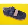 Detské kožené barefoot topánky Fare Bare - modré BAREFOOT 145-SK646