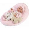 Llorens 73808 NEW BORN HOLČIČKA - realistická bábika bábätko s celovinylovým telom - 40 cm