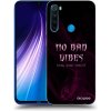 Picasee silikónový prehľadný obal pre Xiaomi Redmi Note 8 - No bad vibes