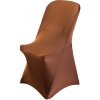 TENTino Elastický potah na skládací židli PTH01 Farba obrusu: ČOKOLÁDOVOHNEDÁ / CHOCOLATE