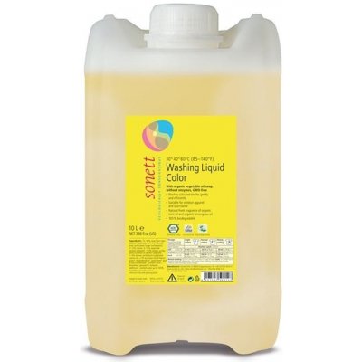 Sonett Laundry Liquid Color Mint & Lemon prací gél na farebné prádlo 10 l