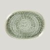 RAK Porcelain Krush tanier oválny 28 x 20,5 cm, zelený KSOP28SG-6