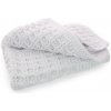Elsie Deka - háčkovaná vaflová biela