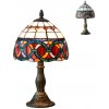PREZENT TIFFANY 81 stolná vitrážová lampa 1xE14 40W