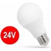 E27 LED žiarovka 24V AC/DC 10W - Studená biela