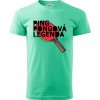 Ping Pongová legenda - Klasické pánske tričko vyššej gramáže - L ( Mätová )