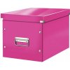 Leitz Click&Store Wow box štvorcový ružový A4
