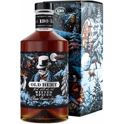 Old Bert Winter Spiced Rum 40 % 0,7 l (čistá fľaša)