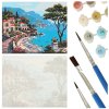 KIK KX4497_5 Maľovanie podľa čísel 50 x 40 cm pobrežia