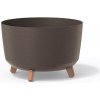 Květináč GRACIA STANDARD ECO WOOD 28,5 cm - barva: káva ECO