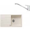 SET443 - Gránitový drez Blanco Zia XL 6 S biela soft + Kuchynská batéria Rosan King JA381001 chróm