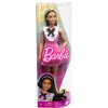 Barbie Modelka ružové kockované šaty