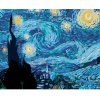 Diamantové maľovanie - HVIEZDNA NOC (VAN GOGH) Rámovanie: vypnuté plátno na rám, Rozmer: 40x50 cm