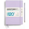 Leuchtturm1917 Zápisník 120G Lilac Medium A5 linajkový
