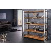 LuxD Dizajnový regál Shark 183 cm teak