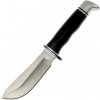 Buck BU-0103BKS Skinner lovecký nôž 10,2 cm, čierna, fenol, kožené puzdro