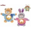 Baby Happiness zířátko plyšové 17 cm s chrastítkem Medvídek