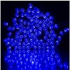 Vonkajší LED vianočný reťazec 100 m – 1000 LED modrá so zábleskami, s časovačom a pamäťou
