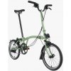 Skladací bicykel Brompton C Line Explore - Black Edition, Sea Green, H-TYP