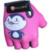 Polednik Detské cyklistické rukavice Poledník Baby New SF pink / tučniak