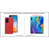 Púzdro Luxria Premium pre Huawei - Červené (Liquid Silicone & Soft Touch) pre Huawei: P30 lite