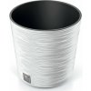 PROSPERPLAST FURU ROUND Kvetináč 25 cm bielý