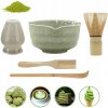 Sada na MATCHA 5v1 keramická MISKA metlička lyžička na čaj MATCHA