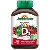 Jamieson Vitamín D3 Kids Jahoda 100 tabliet