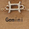 Girly Náramok Zlatá Zodiac Znamenia: Blíženec