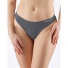 GINA Dámske bezšvové brazilky z bambusu | 06014P - tm. šedá, S/M
