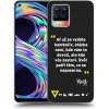 Picasee silikónový čierny obal pre Realme 8 4G - Kazma - SVĚT PATŘÍ TĚM, CO SE NEPOSEROU