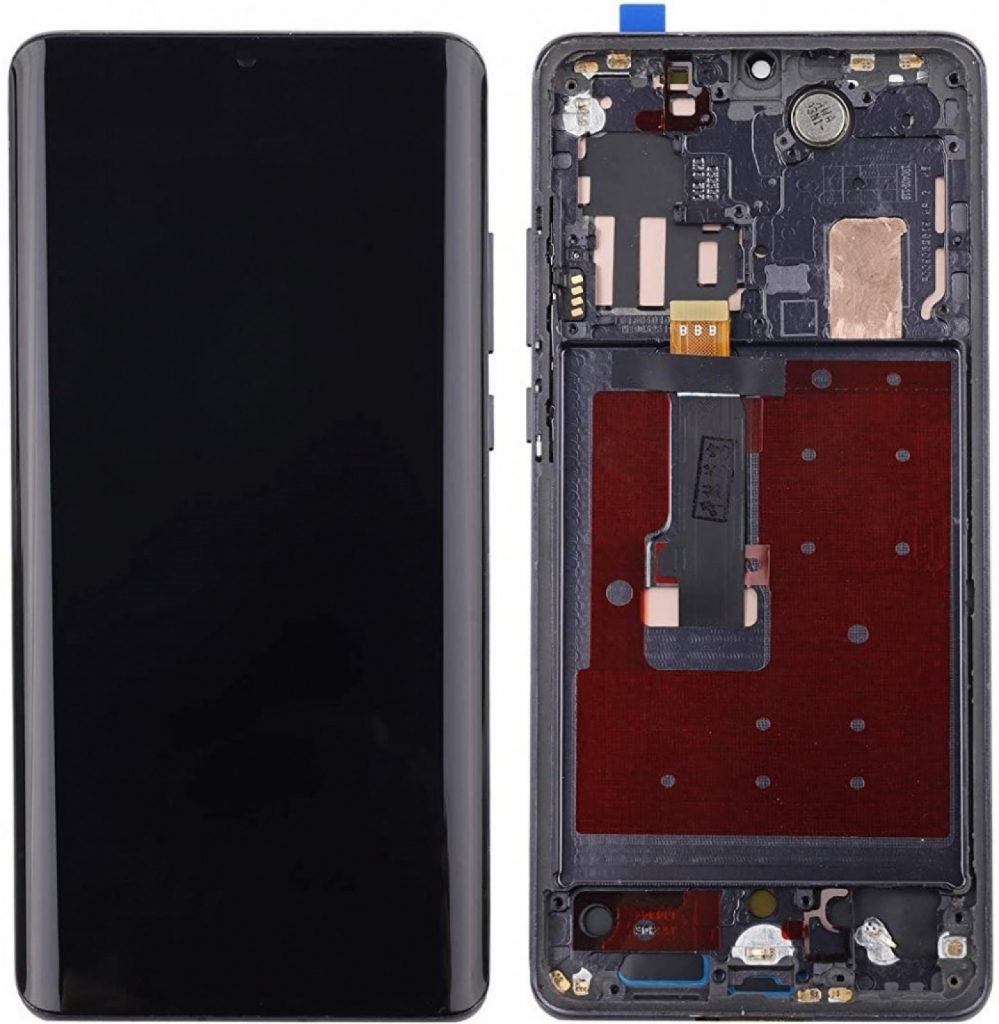 LCD Displej + Dotykové sklo + Rám Huawei P30 Pro - originál