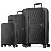 Cestovné kufre set 3ks March Gotthard S, M, L 1200-07 220 L čierna