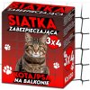 OCHRANNÁ SIEŤ 3X4M PRE MAČKY PROTI HOLUBOM NA BALKÓN