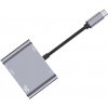Verk 06344 Prevodník USB-C na HDMI 4k, rozbočovač VGA na USB 3.0 USB-C