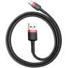 Baseus Cafule USB-C kábel, 2A, 3m, čierna+červená [CATKLF-U91]