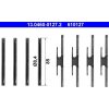 Súprava príslušenstva, obloženie kotúčovej brzdy ATE 13.0460-0127.2