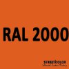 RAL 2000 uretánová auto farba lesklá alebo matná 1 liter + tužidlo + riedidlo (RAL2000 YELLOW ORANGE originálny odtieň uretánovej farby s lakom ( ČSN 7230 ))