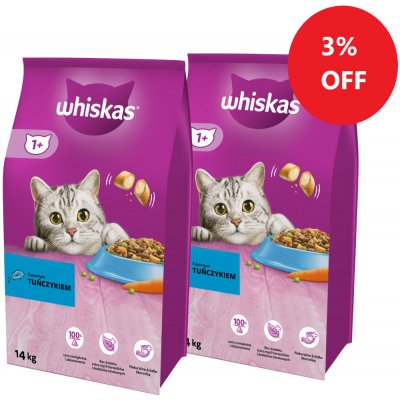 Whiskas tuniak 2 x 14 kg