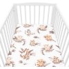 Bavlnené prestieradlo do postieľky New Baby Safari 120x60 cm