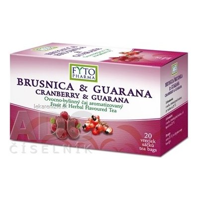 FYTO BRUSNICA & GUARANA ovocno-bylinný čaj 20x2 g
