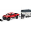 Bruder 02501 Terénne auto RAM 2500 + prepravník na kone