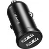 2xUSB 2,4A nabíječka do auta Černá