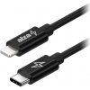 AlzaPower APW-CBMFI9411B Core USB-C to Lightning MFi, 1m, černý