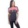 GTS 753121L dámský cyklo dres s krátkým rukávem, Neon Pink - 38