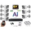 Monitorrs Security 4K IP 7 kamerový set 8 Mpix WTube (6378K7) (Monitorrs Security)