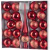 Gule MagicHome Vianoce, sada, 21 ks, 6 cm, červené, špic, na vianočný stromček