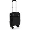 AVANCEA Textilný cestovný kufor GP9196 Black 4W XS čierny 49x33x22 cm
